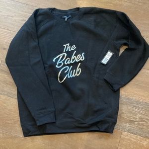 Brand-new with tags brunette the label sweatshirt